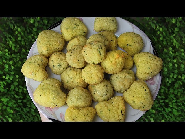 Bolinho de arroz vegano