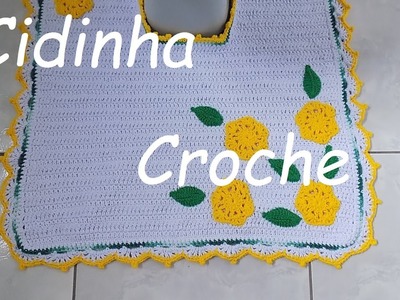 Cidinha Croche : Jogo De Banheiro Em Croche Tapete Vaso-Completo