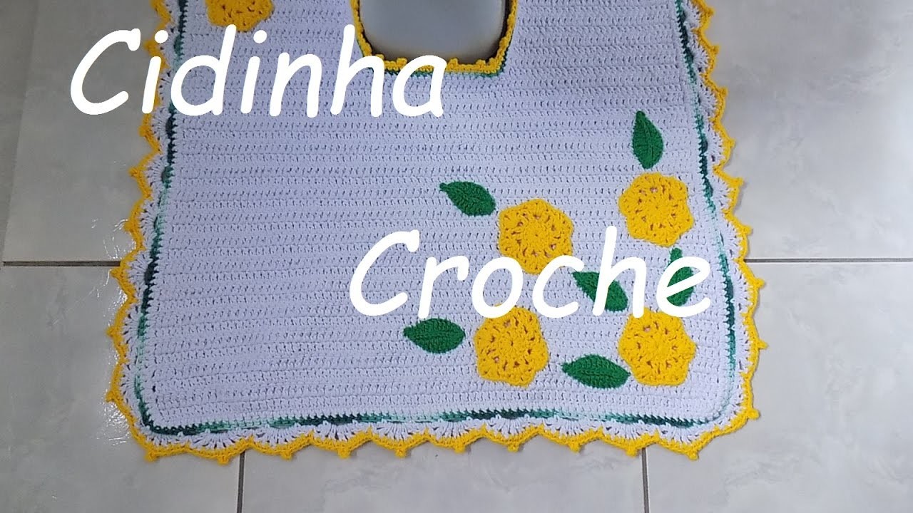 Cidinha Croche : Jogo De Banheiro Em Croche Tapete Vaso-Completo