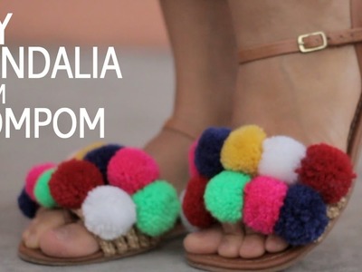 Nea Santtana - Customização de Sandálias Com Pompom Pronto