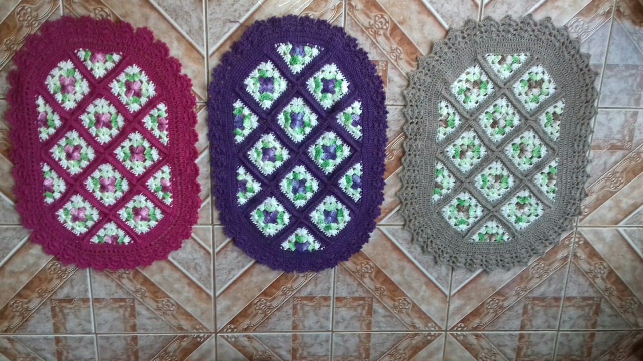 Tapete de croché . Parte 1.