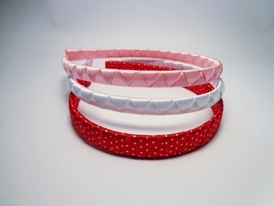 Como encapar tiara trançado Aula 32