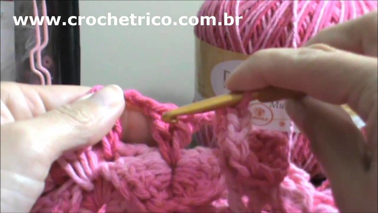 Crochê - Tapete Barroco em Ponto Escama - Parte 04.05