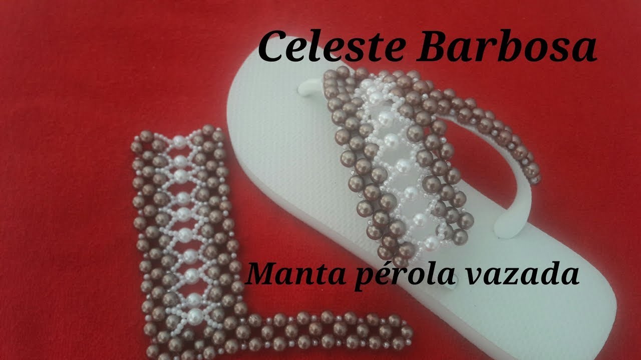Manta Pérola vazada