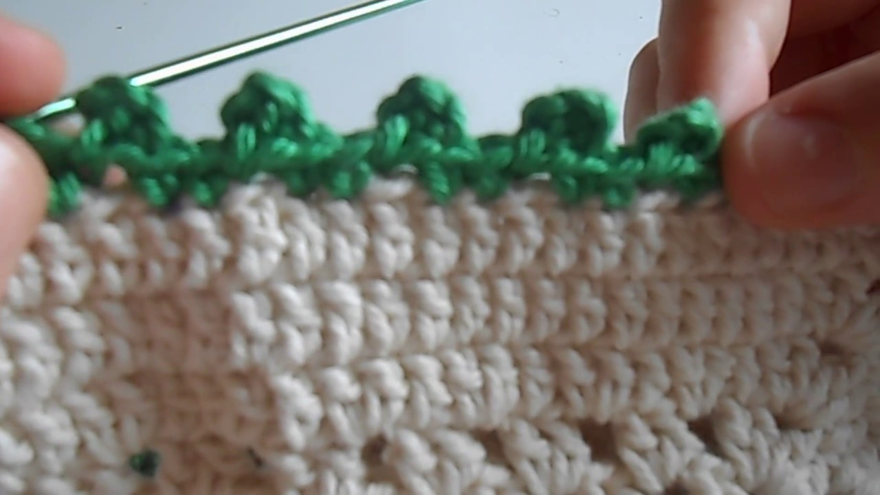 Pap de crochê | Ponto de acabamento bolinha simples e fácil | Sol Ensinando Crochê