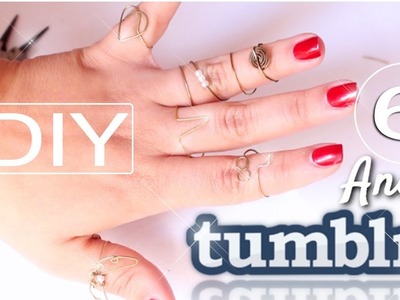 DIY: 6 Anéis estilo Tumblr. e Geek | Paula Borges