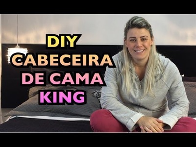 DIY CABECEIRA DE CAMA KING EM BLOCOS