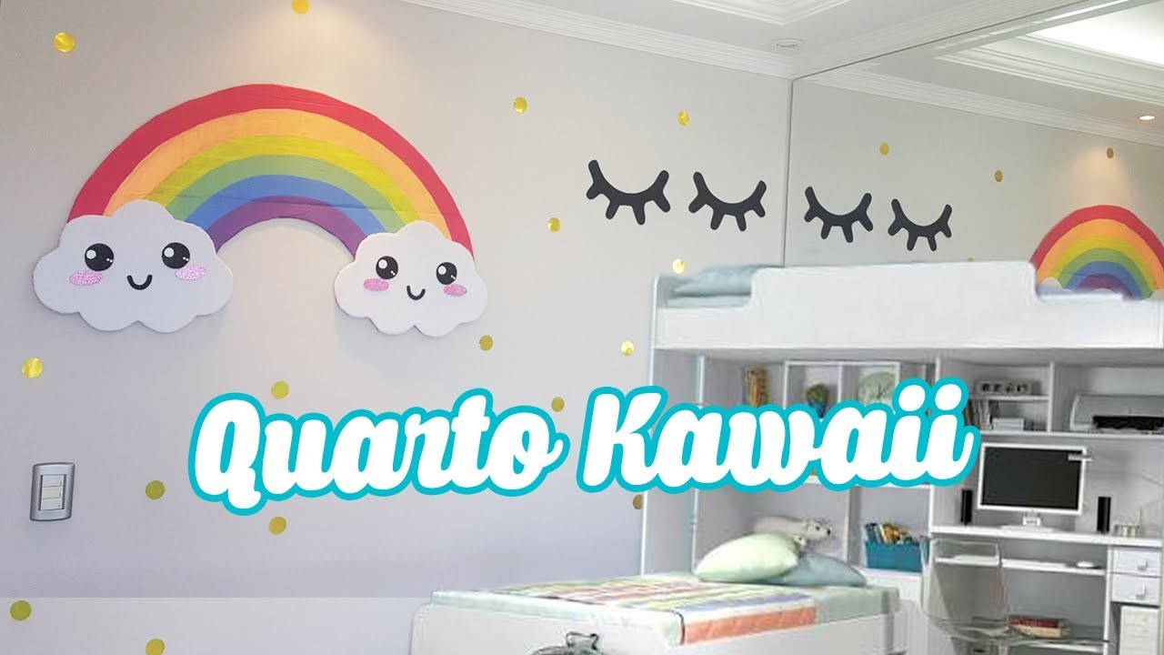 DIY DECORAÇÃO DE QUARTO INFANTIL ✿◕‿◕✿  KAWAII