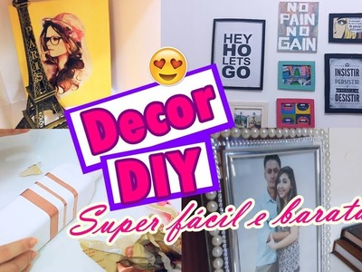 DIY- IDEIAS DE DECORAÇÃO FÁCIL GASTANDO POUCO  #SemanacomANêh #7
