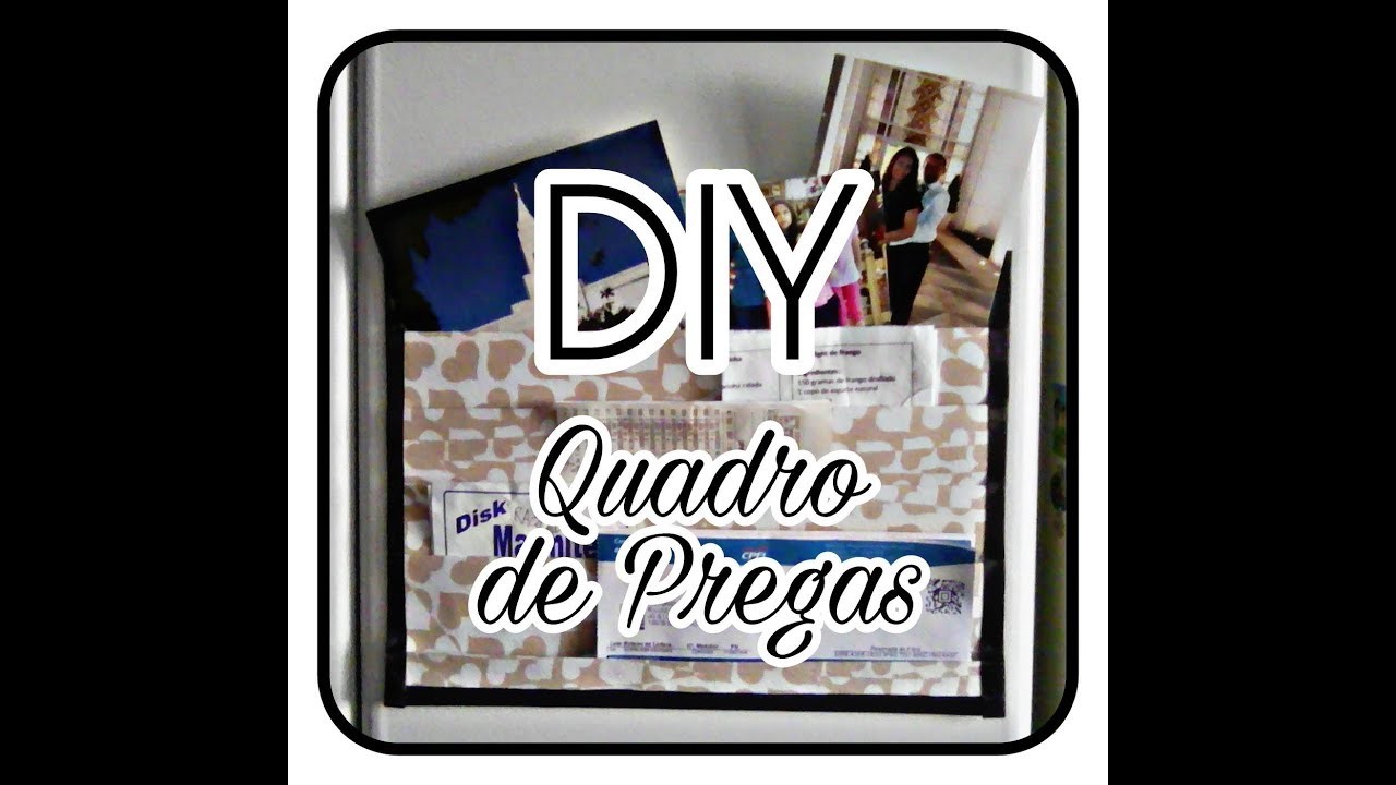 DIY Quadro de Pregas