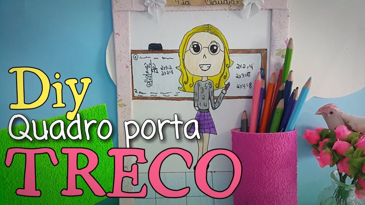 Quadro porta treco | Diy reciclável