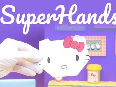 SuperHands: Origami com a Hello Kitty | DIY | Atividades