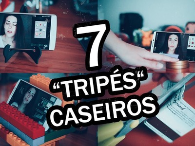 "TRIPÉ" CASEIRO PARA TELEMÓVEL - 7 IDEIAS ✨ Como fazer suporte para telemóvel - Tutorial - Parte III