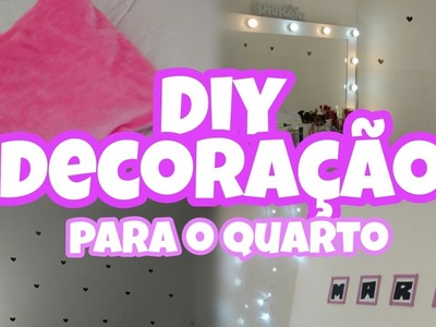 3 Diy - Dicas de decoração fácil pra o quarto |MS