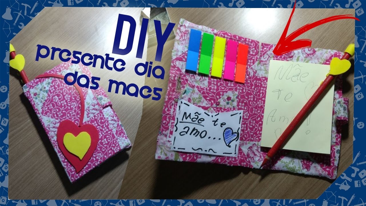 DIY - Agenda de Papelão (Dia das Mães)