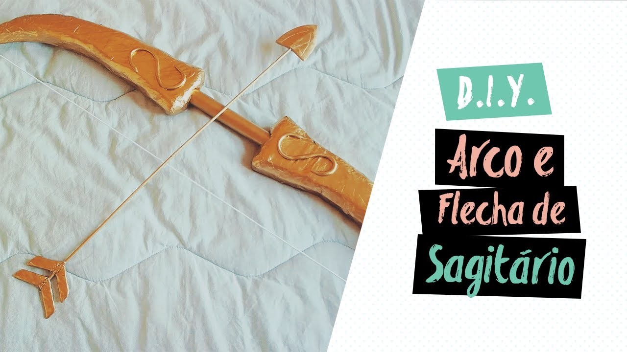 DIY Arco e Flecha de Sagitário (Cavaleiros do Zodíaco)