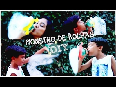 DIY: Brinquedos Reciclados #1 | Monstro de Bolhas ????