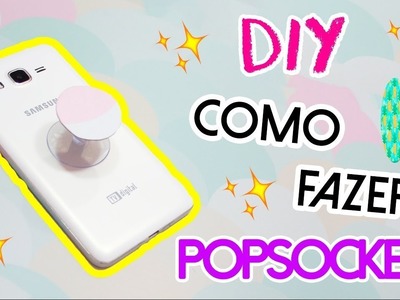 DIY-COMO FAZER POPSOCKET COM VENTOSA?!