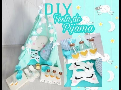 DIY Festa do Pijama - Cabana com cabos de vassoura e mais ideias #Reciclarte