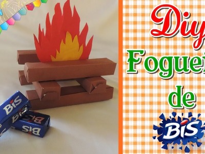 DIY: Fogueira de chocolate Bis para Festa Junina - Blog Montando minha festa