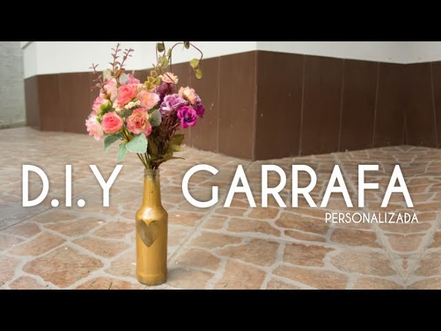 DIY: Garrafa Personalizada #OpenHouseTanaraETiago
