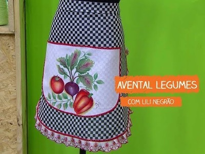 Avental Legumes com Lili Negrão | Vitrine do Artesanato na TV - TV Gazeta