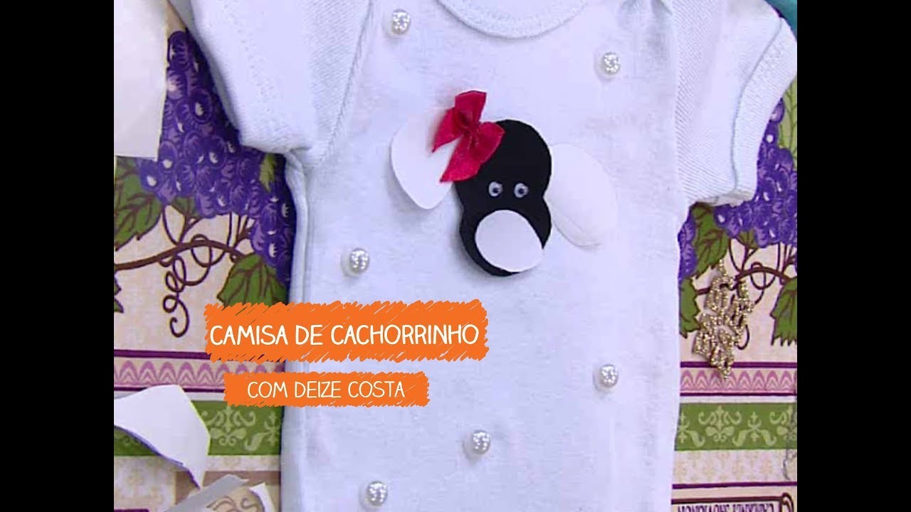 Camiseta Cachorrinho com Deize Costa | Vitrine do Artesanato na TV - TV Gazeta
