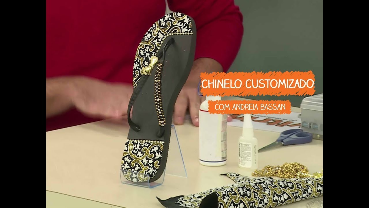 Chinelo Customizado com Andreia Bassan | Vitrine do Artesanato na TV - Rede Família