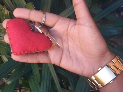 Coração de Feltro - Artesanato passo a passo