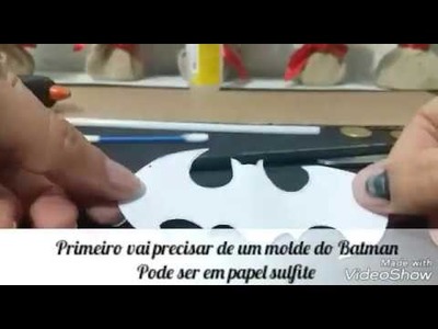 DIY COMO FAZER HAND SPINNER DO BATMAN EM PAPELÃO