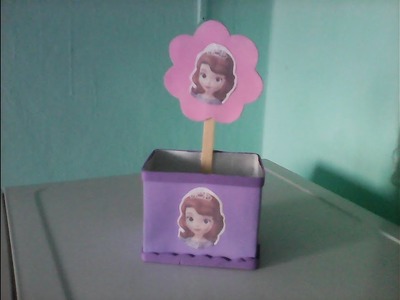 Lembrancinha de caixa de leite fácil , princesa Sofia ,aniversario.reciclagem,#artesanato