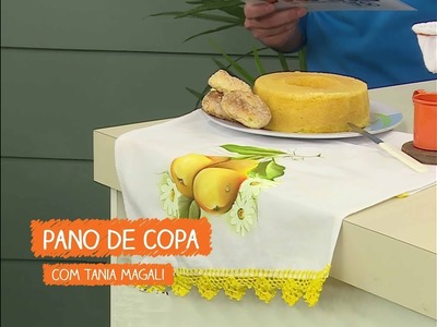 Pano de Copa Pêra e Flor com Tânia Magali | Vitrine do Artesanato na TV - Rede Família