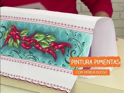 Pintura Pimentas em Barrado com Patricia Buoso | Vitrine do Artesanato na TV - Rede Família