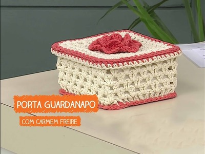 Porta Guardanapo com Carmem Freire | Vitrine do Artesanato na TV - Rede Família
