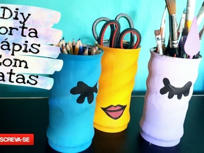 Como transformei latas de achocolatado em decoração tumblr