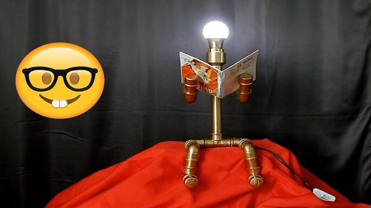 DIY Aprenda fazer uma Luminária formato boneco