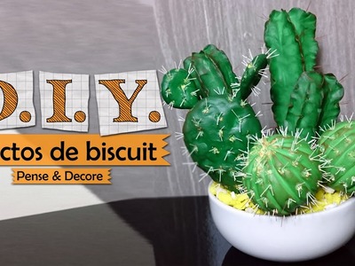 DIY - Cactos de biscuit | Aprenda a modelar cactos em biscuit #1