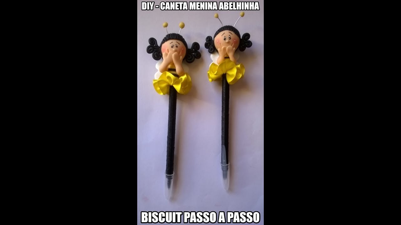 DIY-Menina abelhinha Biscuit