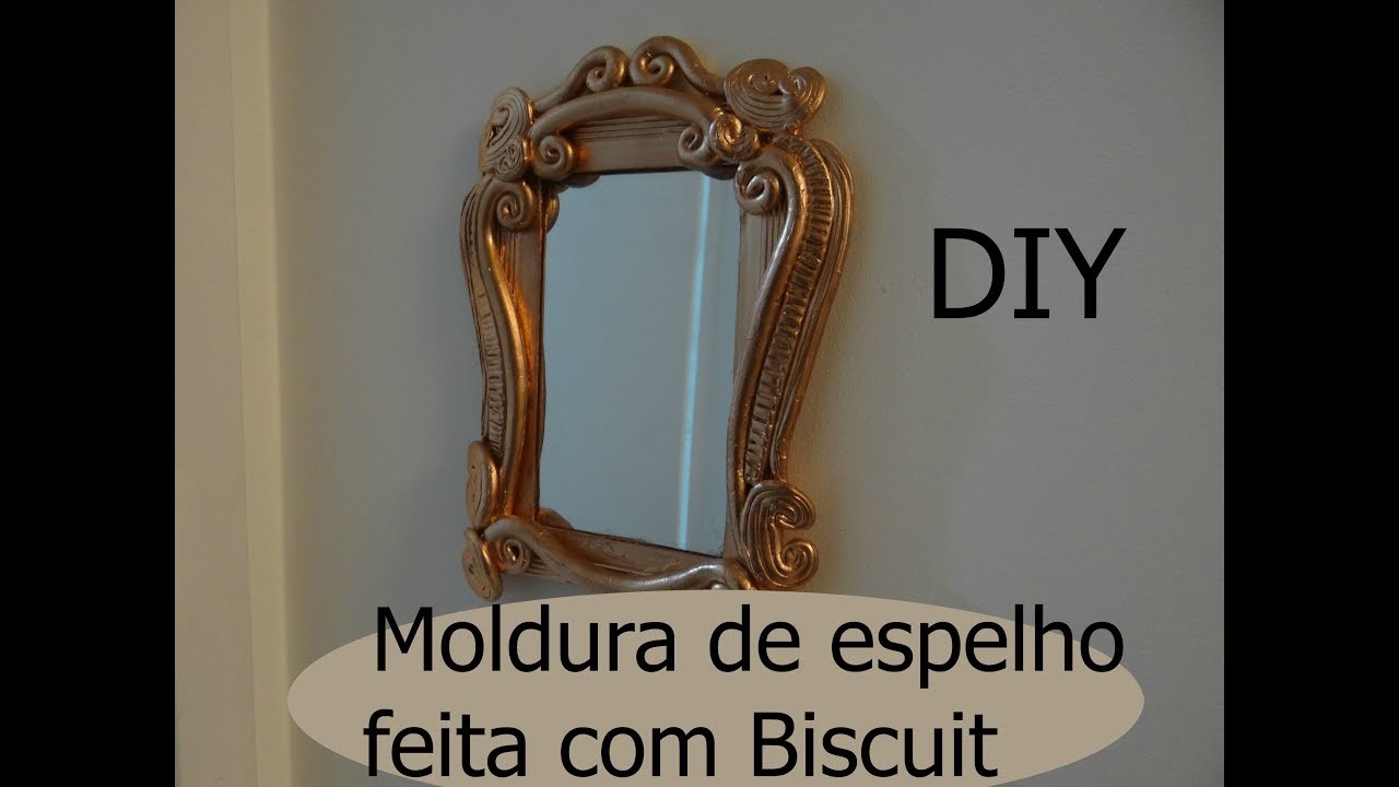 DIY - Moldura em espelho | Faça você mesmo - moldura vintage