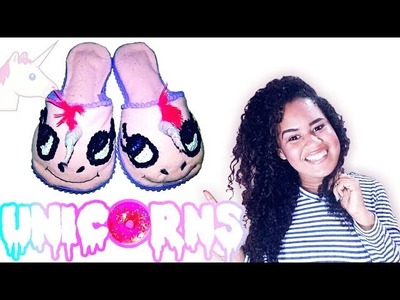 [DIY] PANTUFA FOFINHA DE UNICÓRNIO |Tattyana Lima