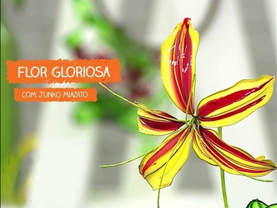 Flor Gloriosa com Junko Miazato | Vitrine do Artesanato na TV - Rede Família