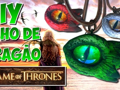 Amuleto Olho de Dragão Game of Thrones - Como Fazer.