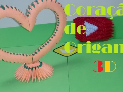 Como fazer um Coração de origami 3D