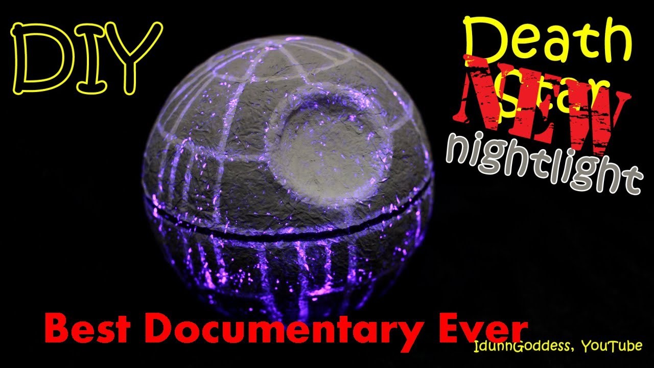Como fazer uma estrela da Morte Nightlight - DIY Star Wars Tiragem da Luz da Noite da Morte da Morte