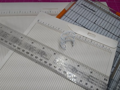 Como utilizar base de vinco e ferramentas de scrapbook medidas em polegadas| Entenda as polegadas