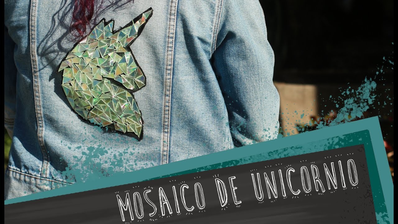 D.I.Y Mosaico de UNICÓRNIO - Aplique onde quiser!
