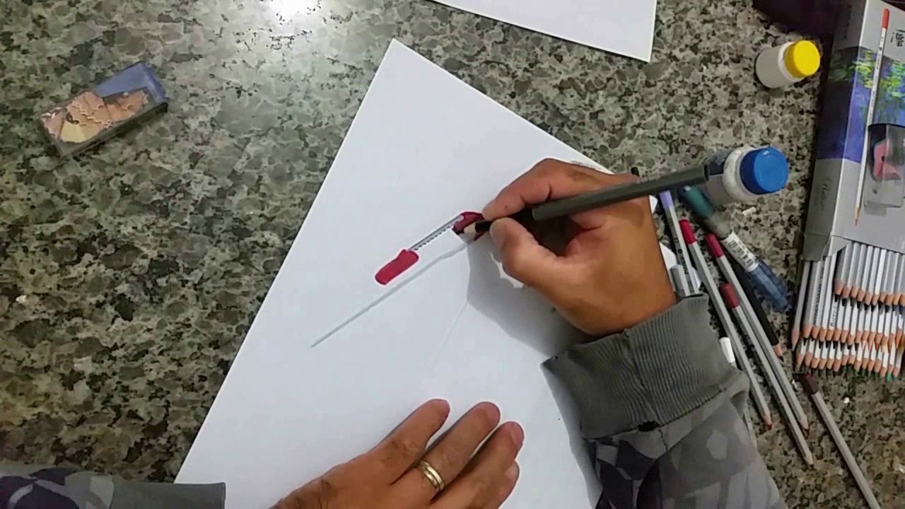 Desenho 3D estilete