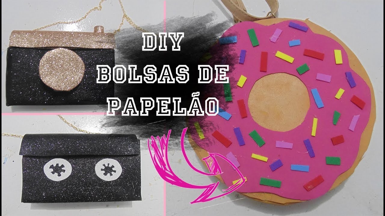 DIY - Bolsas de Papelão #AMIGASYOUTUBERS | Suelen Candeu