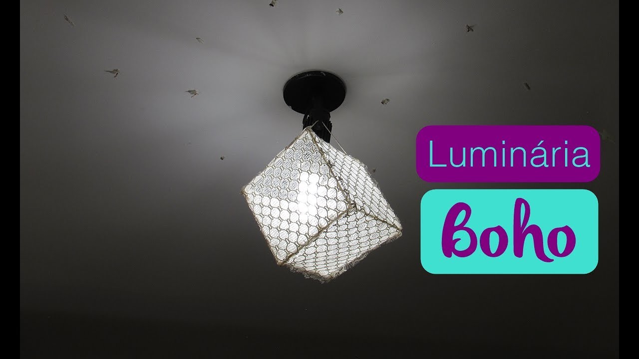 DIY: Luminária Boho