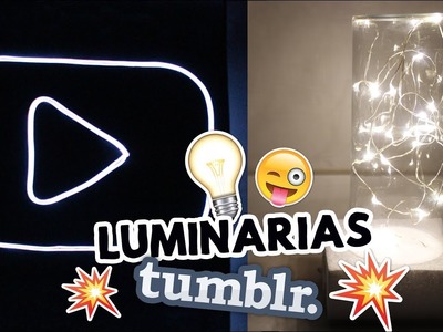 DIY - LUMINÁRIAS TUMBLR | PRIH GOMES